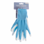 Load image into Gallery viewer, Soft Touch Gloves Blue Pastel Medium