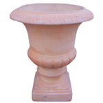 Load image into Gallery viewer, Grecian Urn And Pedestal Sq 55cm Antique T/cotta