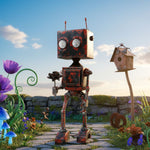 Load image into Gallery viewer, Bronrob Solar Garden Robot
