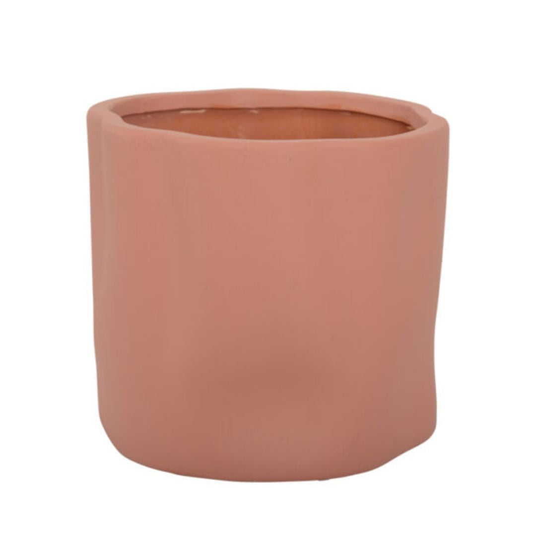 Nina Terracotta Planter Pot Size: 16.5 x 18 x 18cm, Colour: Rust - Temple & Webster - Pay With AfterPay or zipPay On Plant Pots & Stands