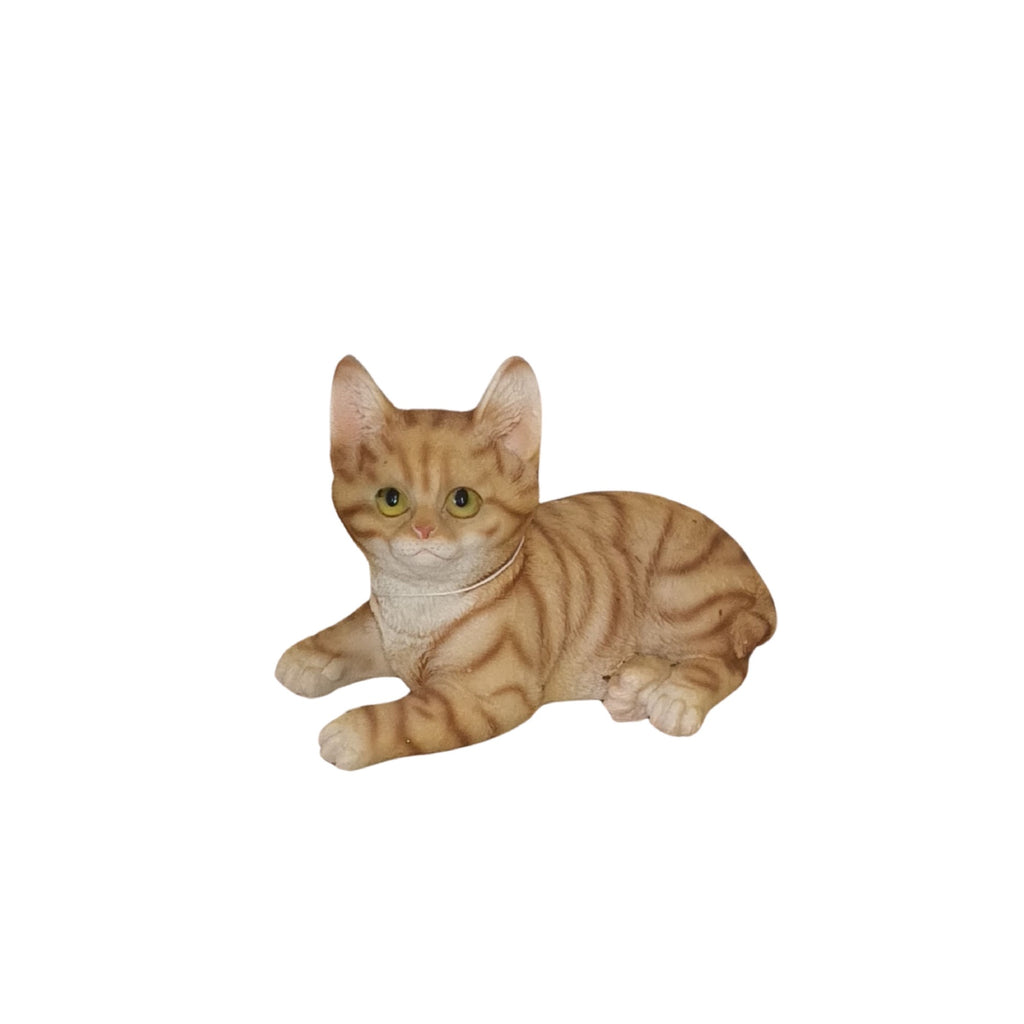 18cm Laying Cat Ginger