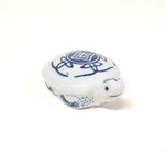 Load image into Gallery viewer, Small Blue And White Turtle 6.50x3.50x8.50cm