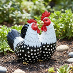 Load image into Gallery viewer, Resin Rooster Love 18.50x19x15.50cm