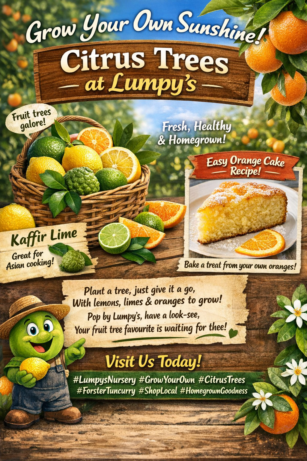 Grow Your Own Sunshine – Citrus Trees at Lumpy’s