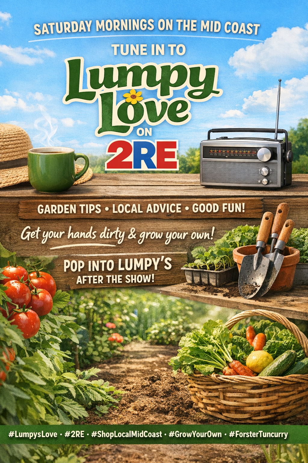 Lumpy Love on 2RE – Your Saturday Morning Garden Fix