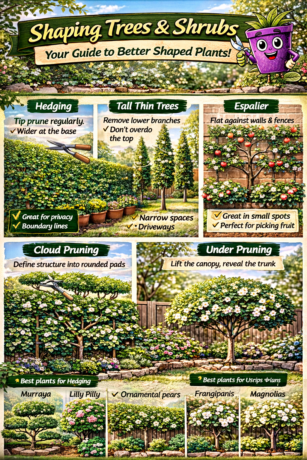 Shaping Trees & Shrubs – The Secret to a Garden That Looks “Done”