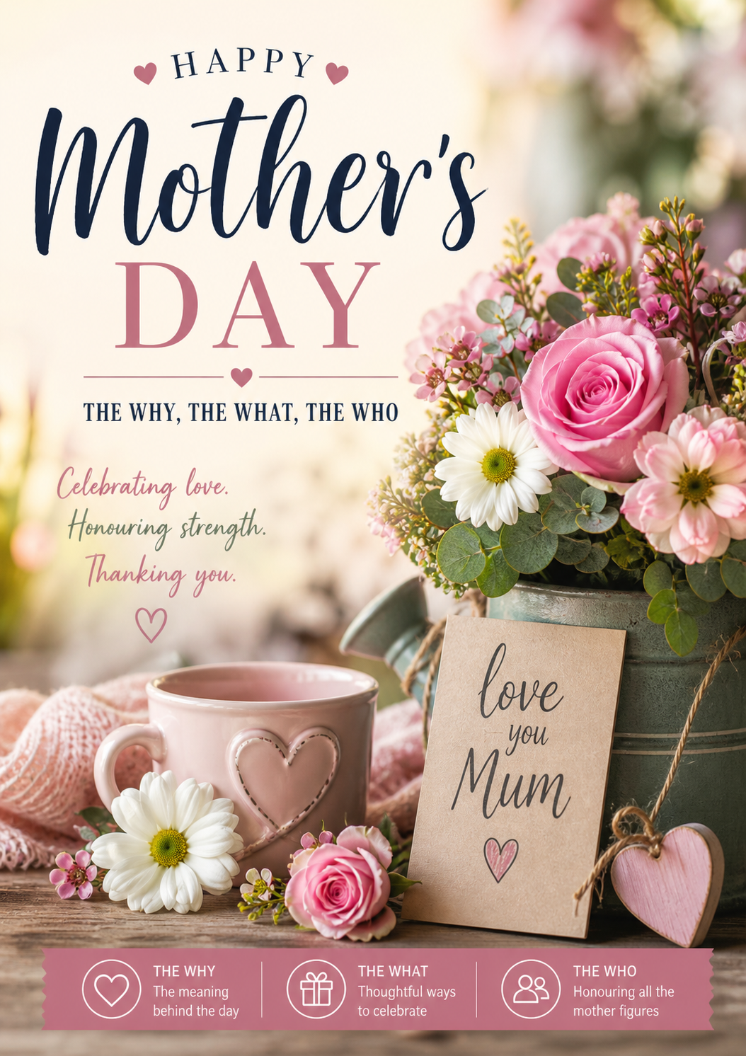 🌸 Mother’s Day – The Why, The What, The Who 💛