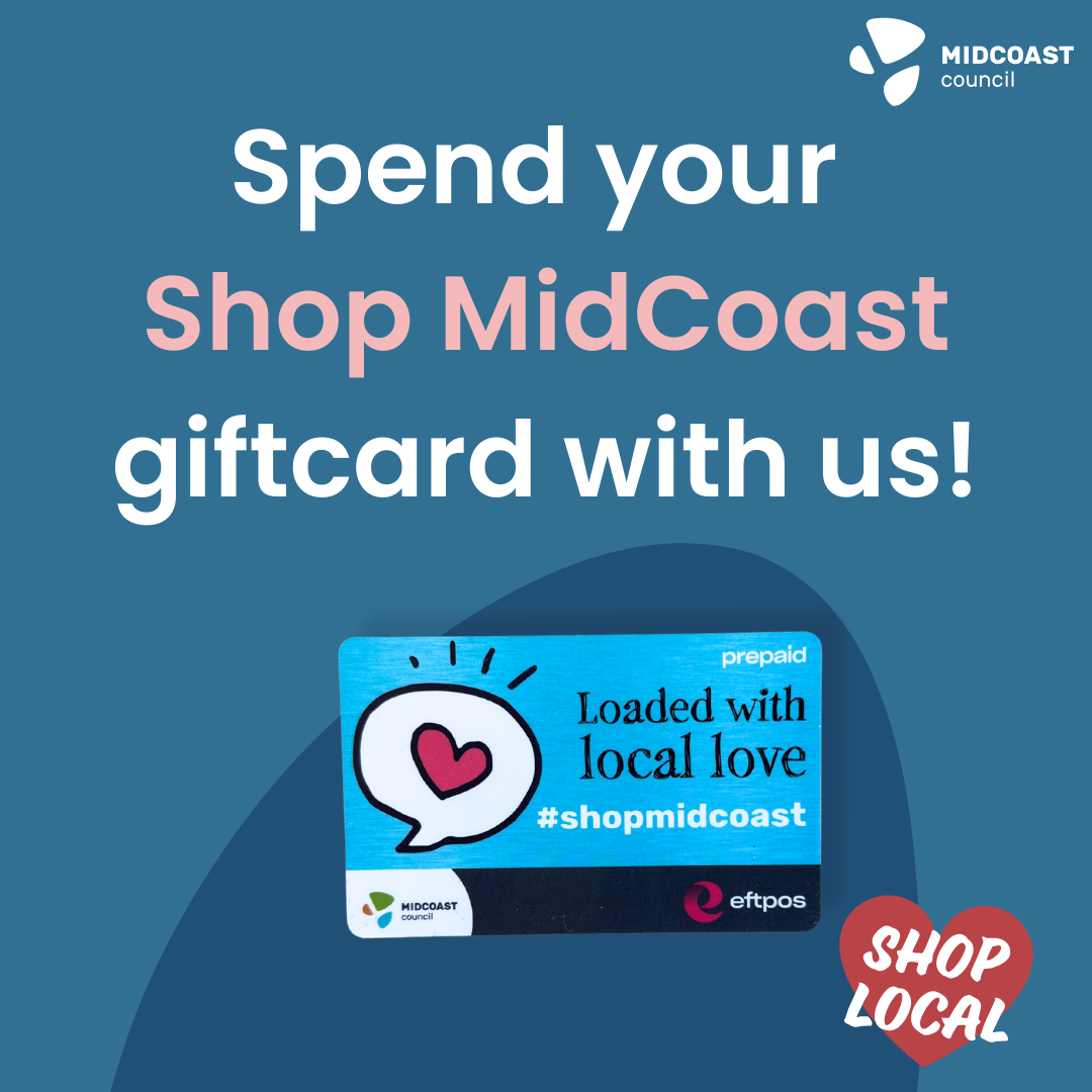 Support Local with the ShopMidCoast Gift Card! 🛍️💖