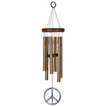 Load image into Gallery viewer, Woodstock Peace Chime Bronze Small 
