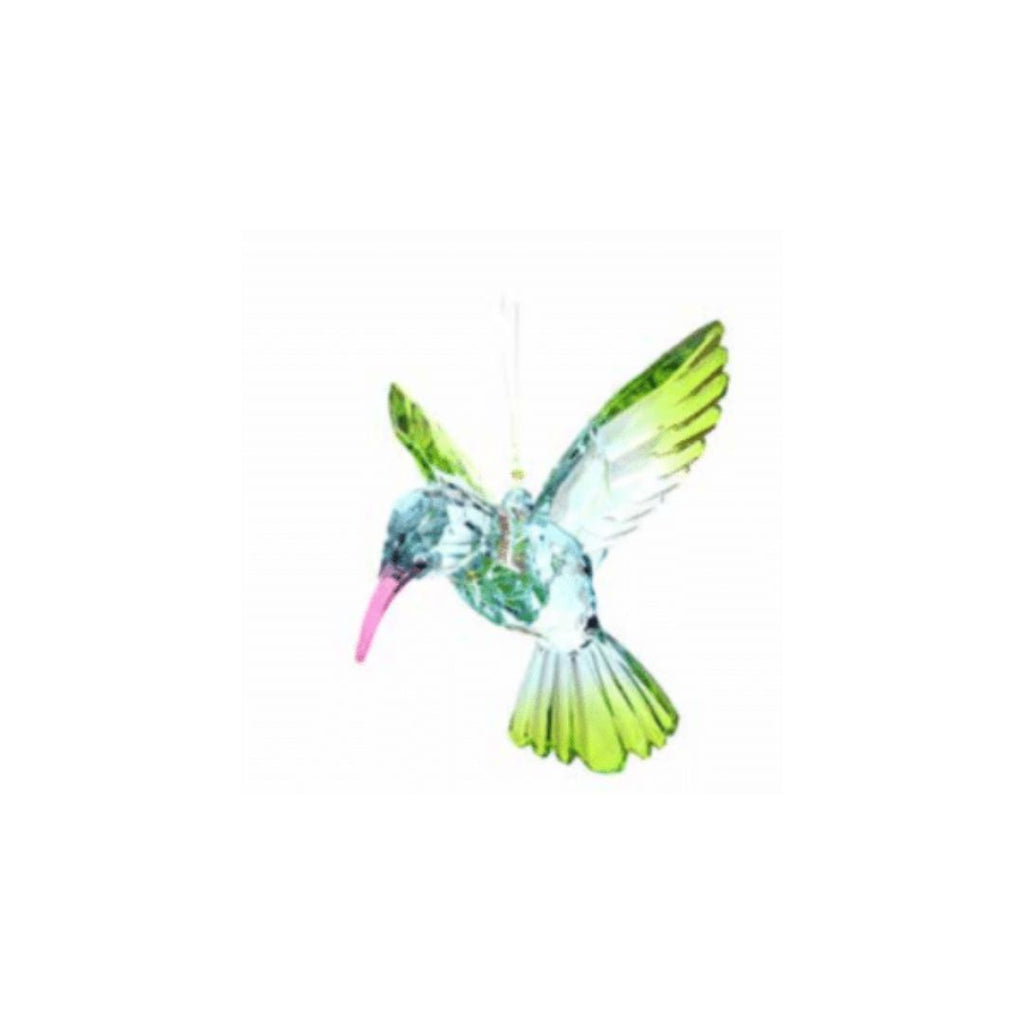 Acrylic Crystal Hummingbird Sun Catcher Blue/green