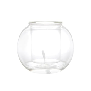 Medium Self-watering Glass Pot 14x12cm