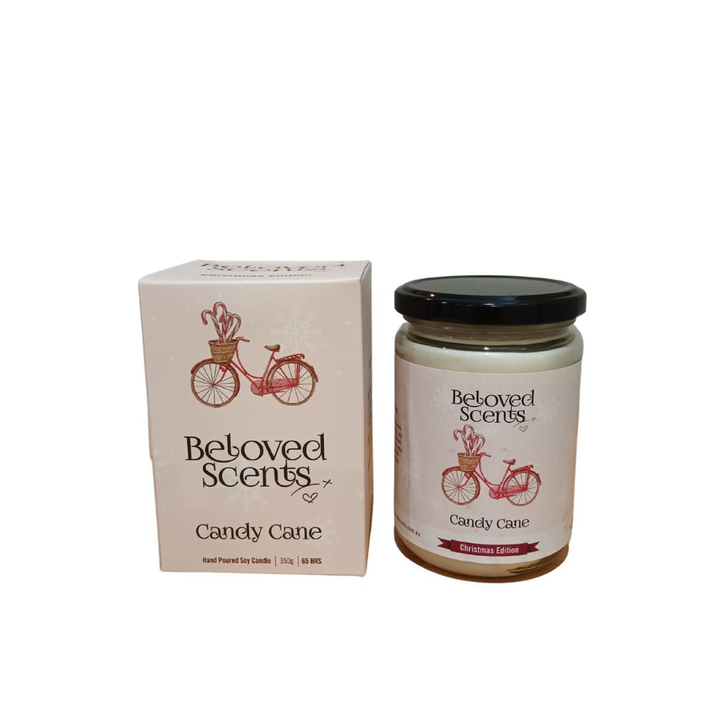 Beloved Scents Candle Candy Cane 