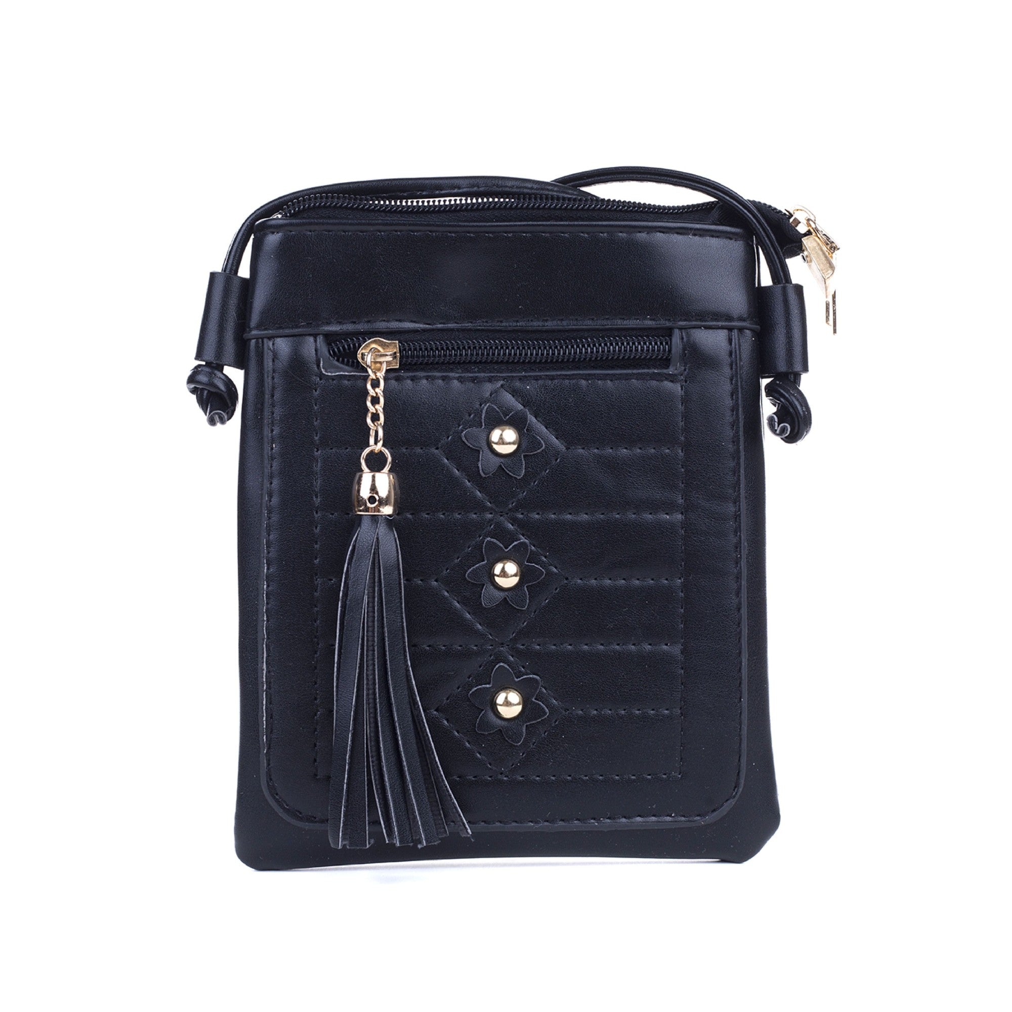 Bag B5421 Black Tassel Flower 