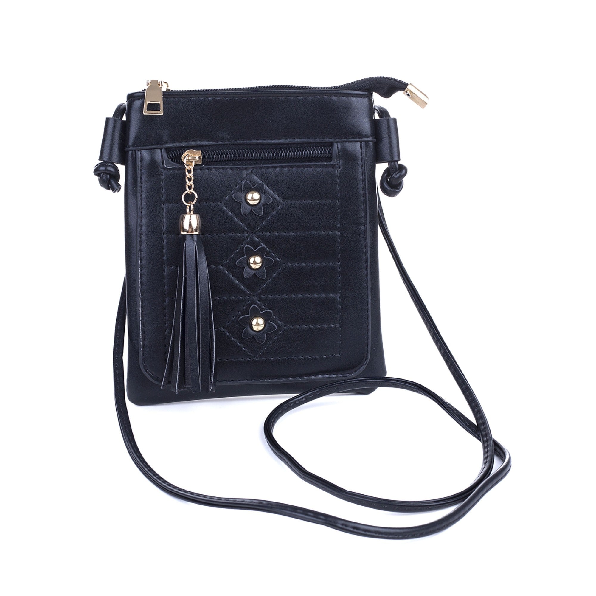 Bag B5421 Black Tassel Flower 