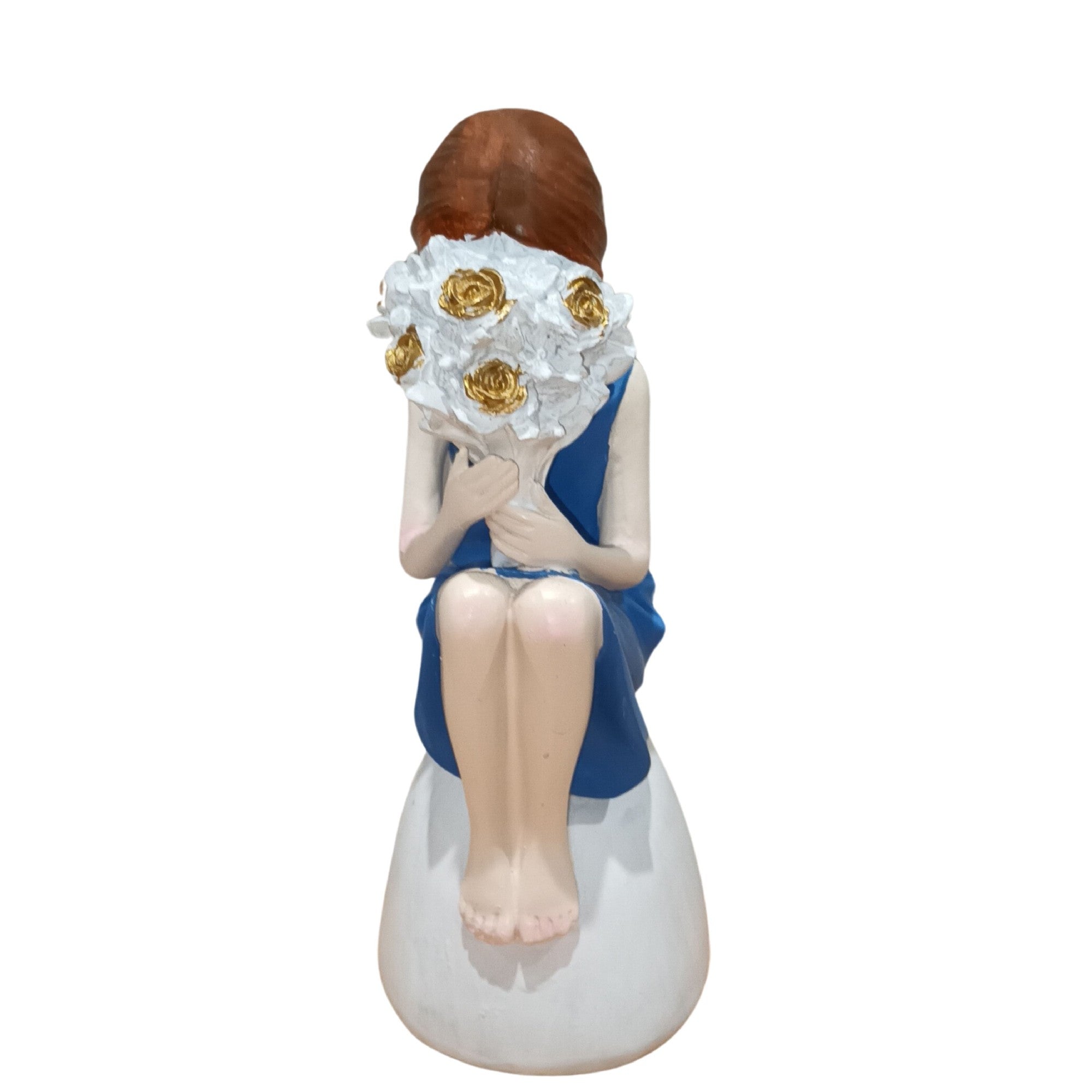 Girl Party Blue Small With Flowers
