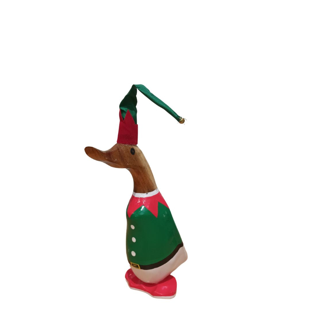 Santa Duck Red Green 17cm