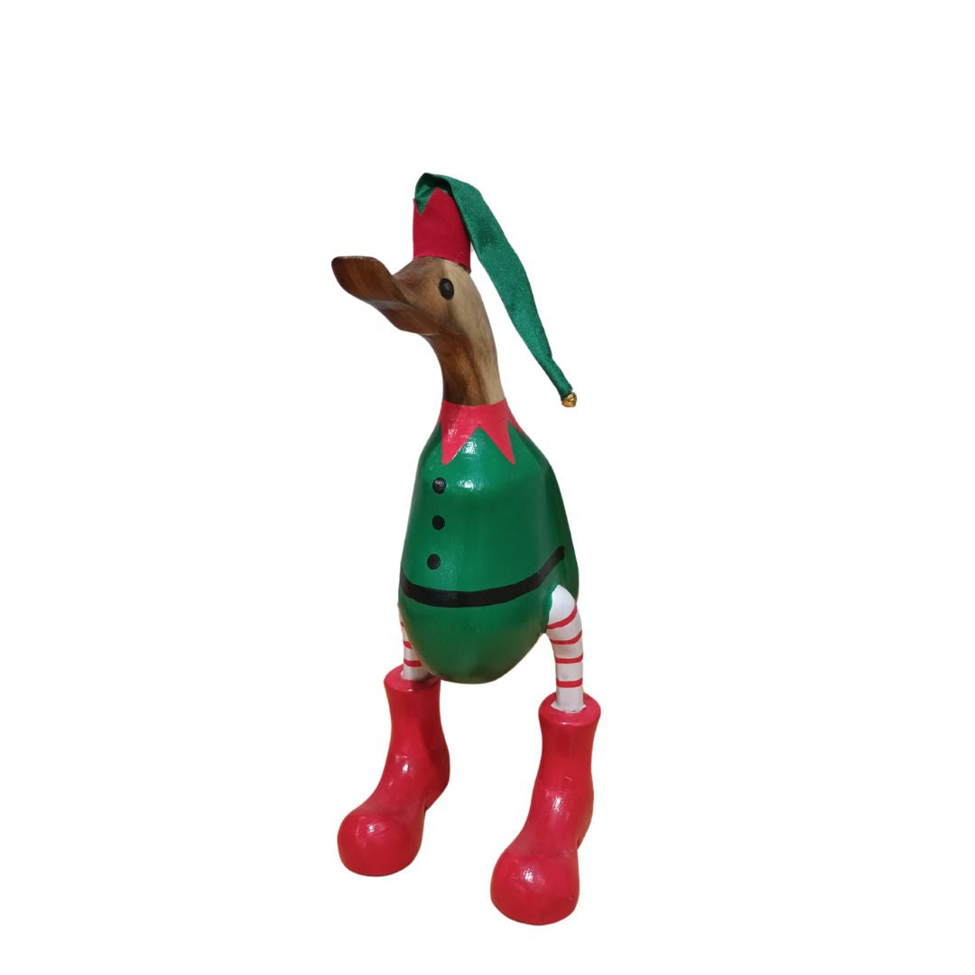 Santa Duck Red Green 25cm