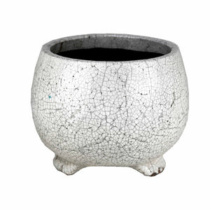 Mojay Tang Bowl With Feet White 25x19cm