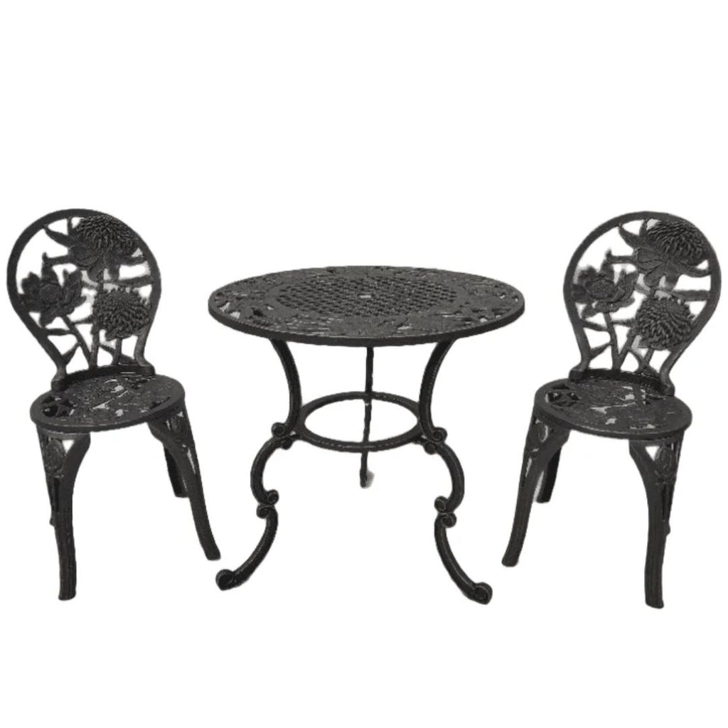 George & Son Cast Iron Garden Setting-waratah