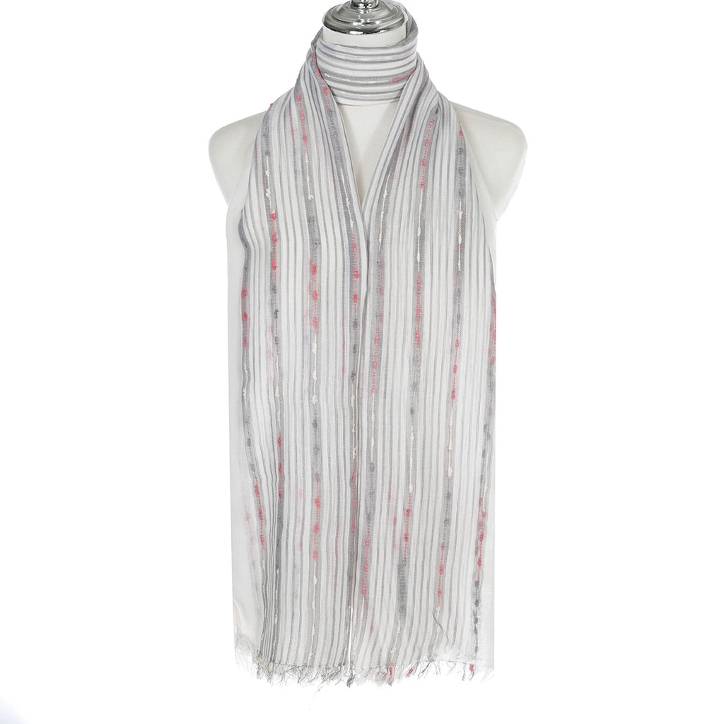 Ivys Scarf Sc1148-5 White