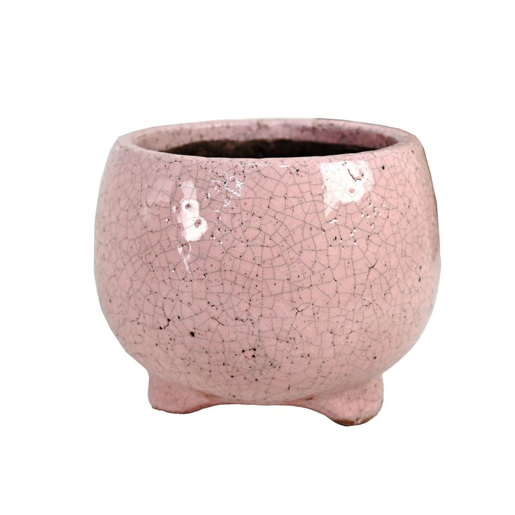 Tang Bowl With Feet Rose 25x19cm