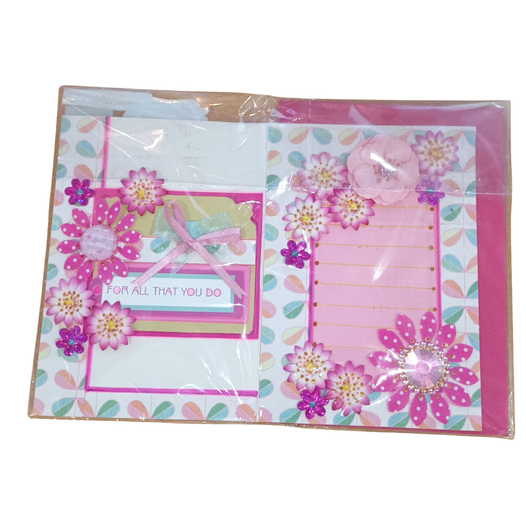 Hand Crafted Gift Card Thank You In Appreciation