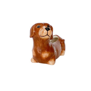 Urban Products Cute Dachshund Planter Brown 20cm