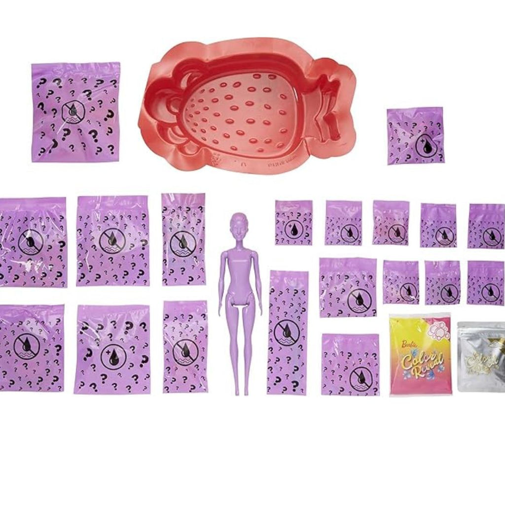 Barbie Colour Reveal Foam Doll Red Strawberry