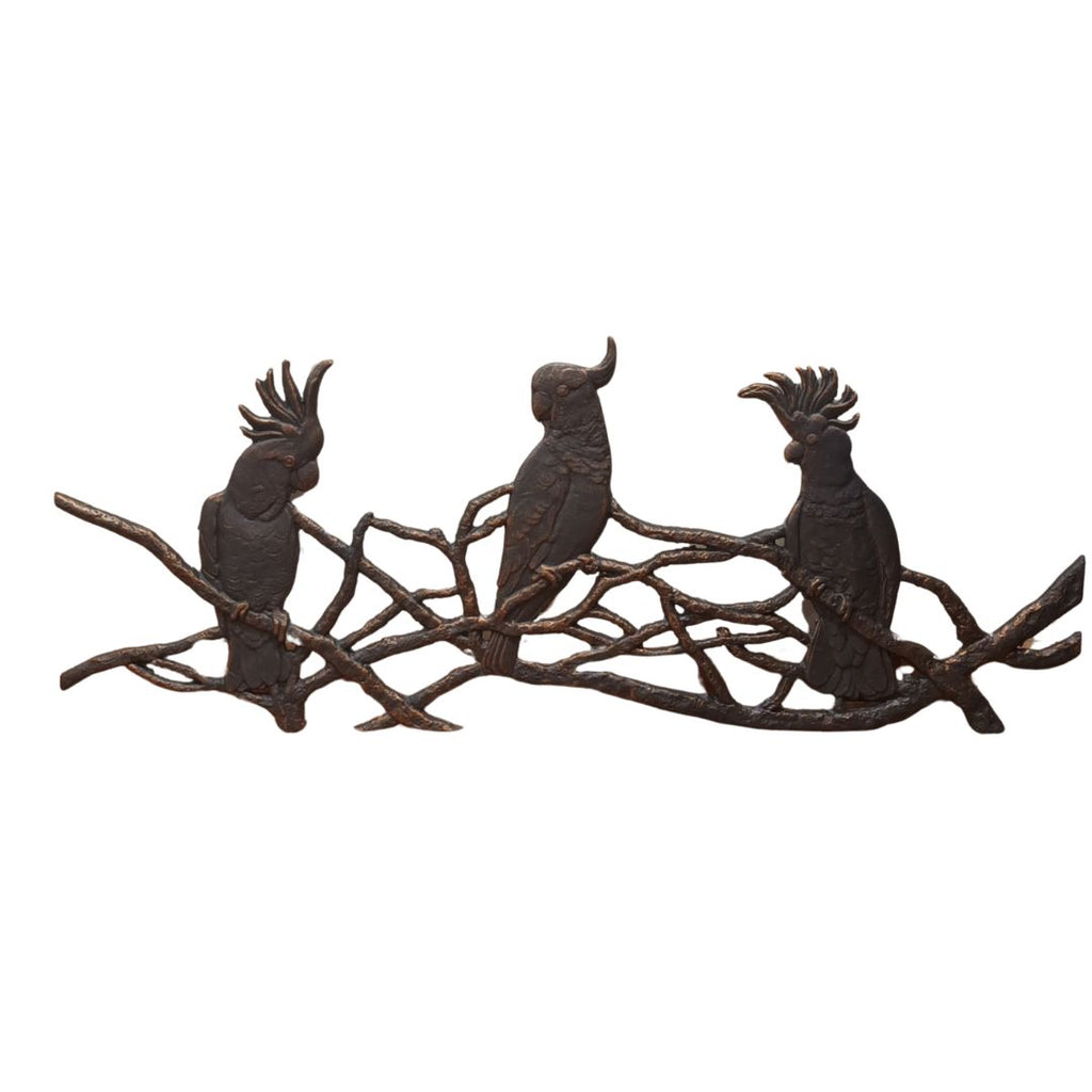 George & Son Cast Aluminium Wall Decoration -  Cockatoo