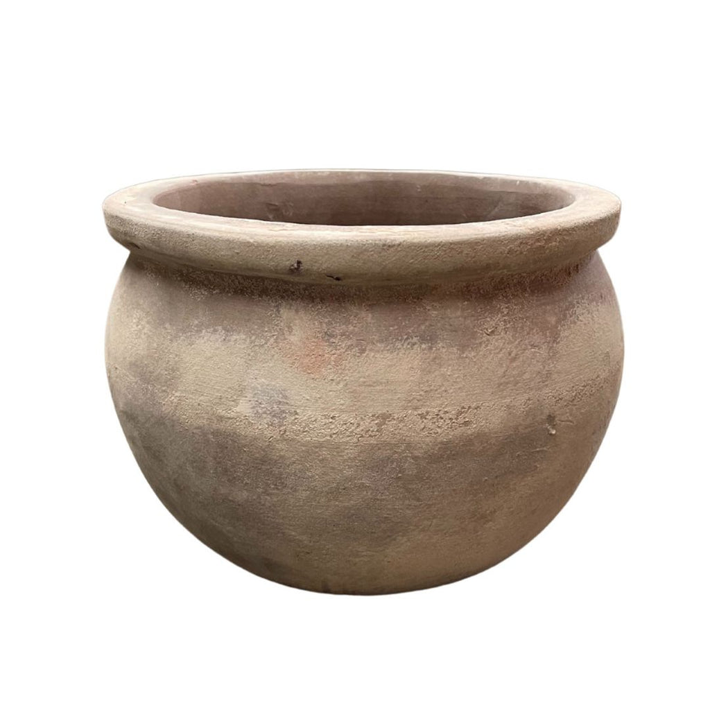 Mojay Antique Terracotta Flatrim Bowl Basalt 50x30cm