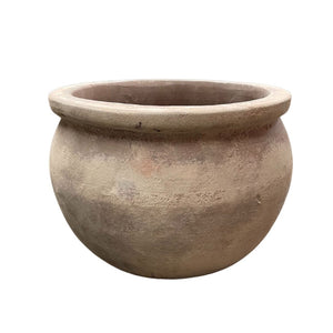 Mojay Antique Terracotta Flatrim Bowl Basalt 50x30cm