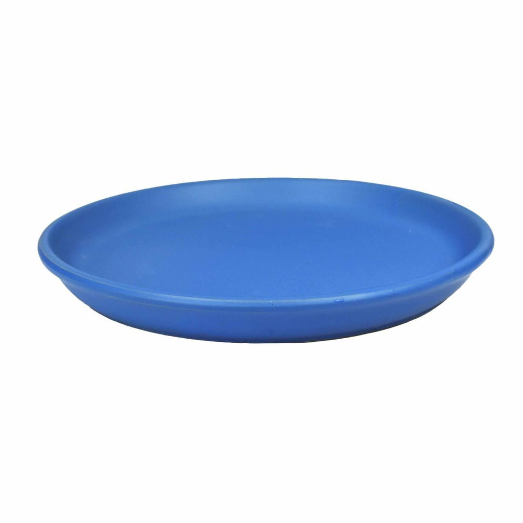 Mojay Tang Eggpot Saucer Glazed Blue 32cm
