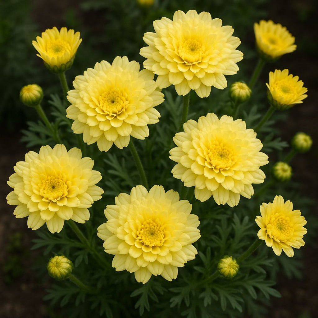 Daisy Argyanthemum Double Primrose 140mm