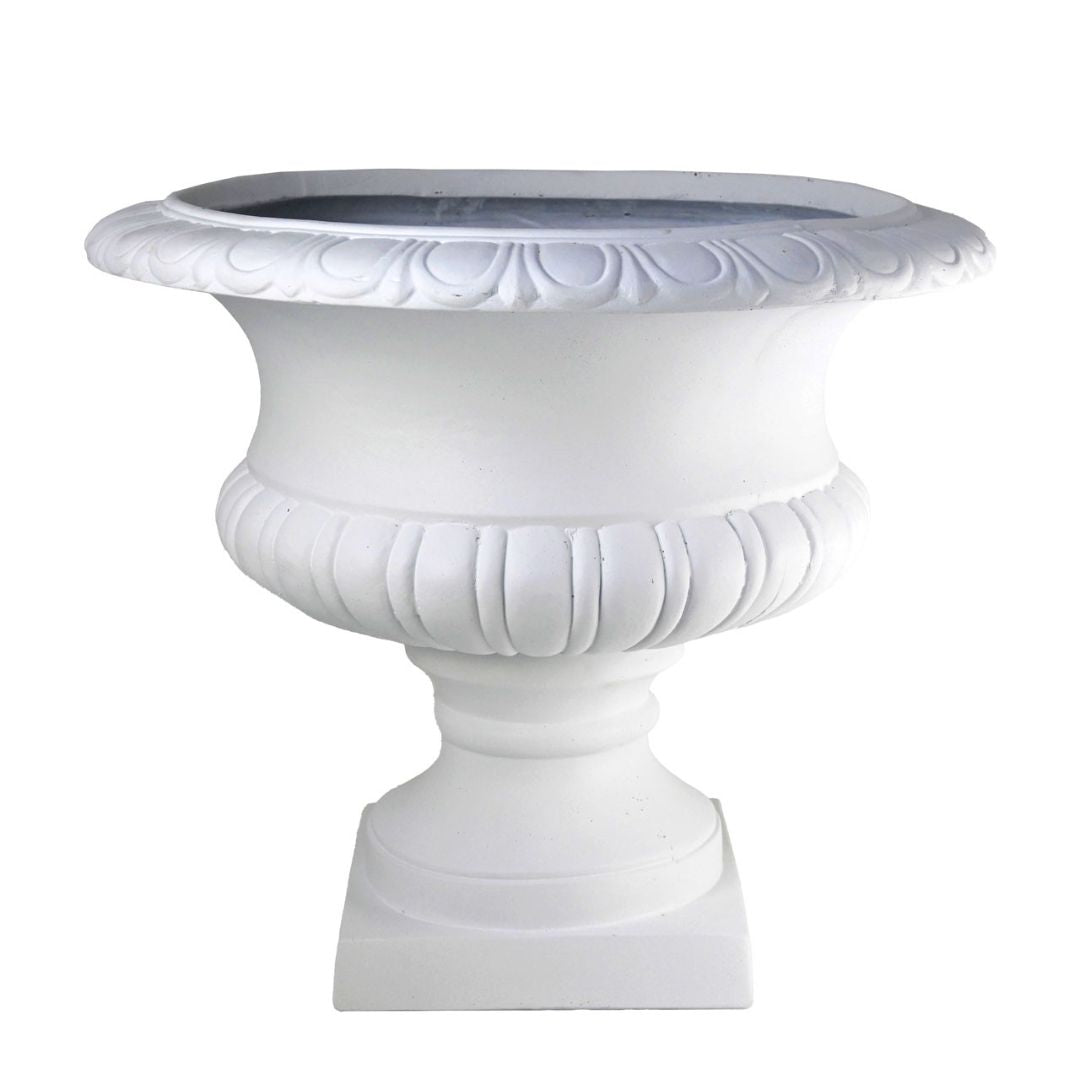 Mojay Gardenlite Wide Urn White 63x56cm
