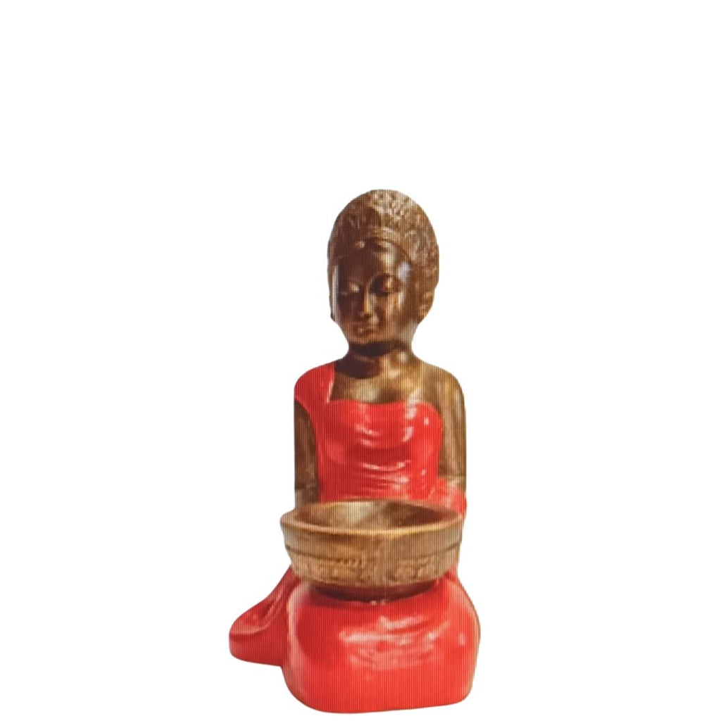 Red Gold Putri Statue 30x35x64