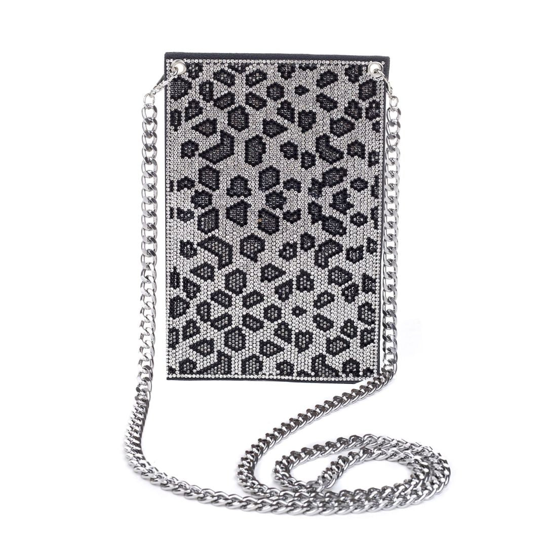 B6298 Leopardbw Phone Bag