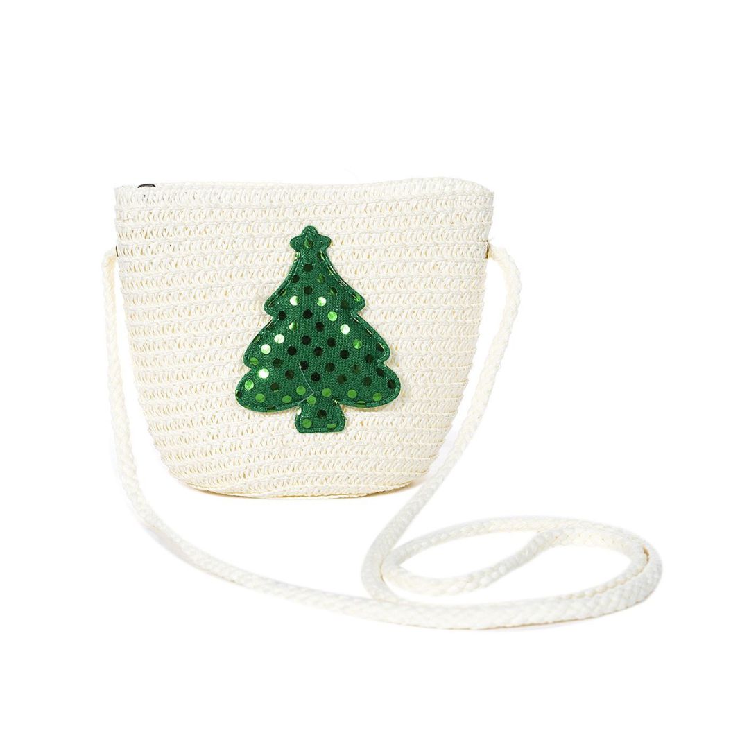 Beige Xmas Kids Bag Kbag255-1