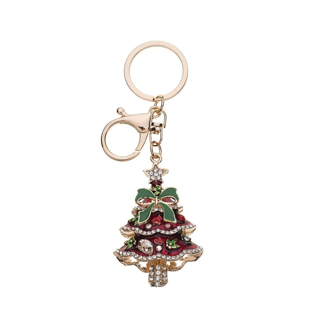 Green Xmas Keyring