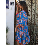 Load image into Gallery viewer, Savannah Mini Dress [sz:x Small Clr:blue]
