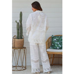 Load image into Gallery viewer, Salty Palm White Pants S/m
