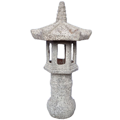 Ancient Toro Lantern | White Top + Base 55x105cm