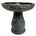 Ancient Swan Bird Bath | Dark Green + Base 78x30cm:40x57cm
