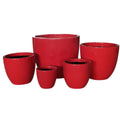Decor Tall Egg Gloss Red [sz:small Clr:red]
