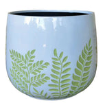 Load image into Gallery viewer, Bunge Fern F/g White W/sage Leaves [sz:medium Clr:sage]
