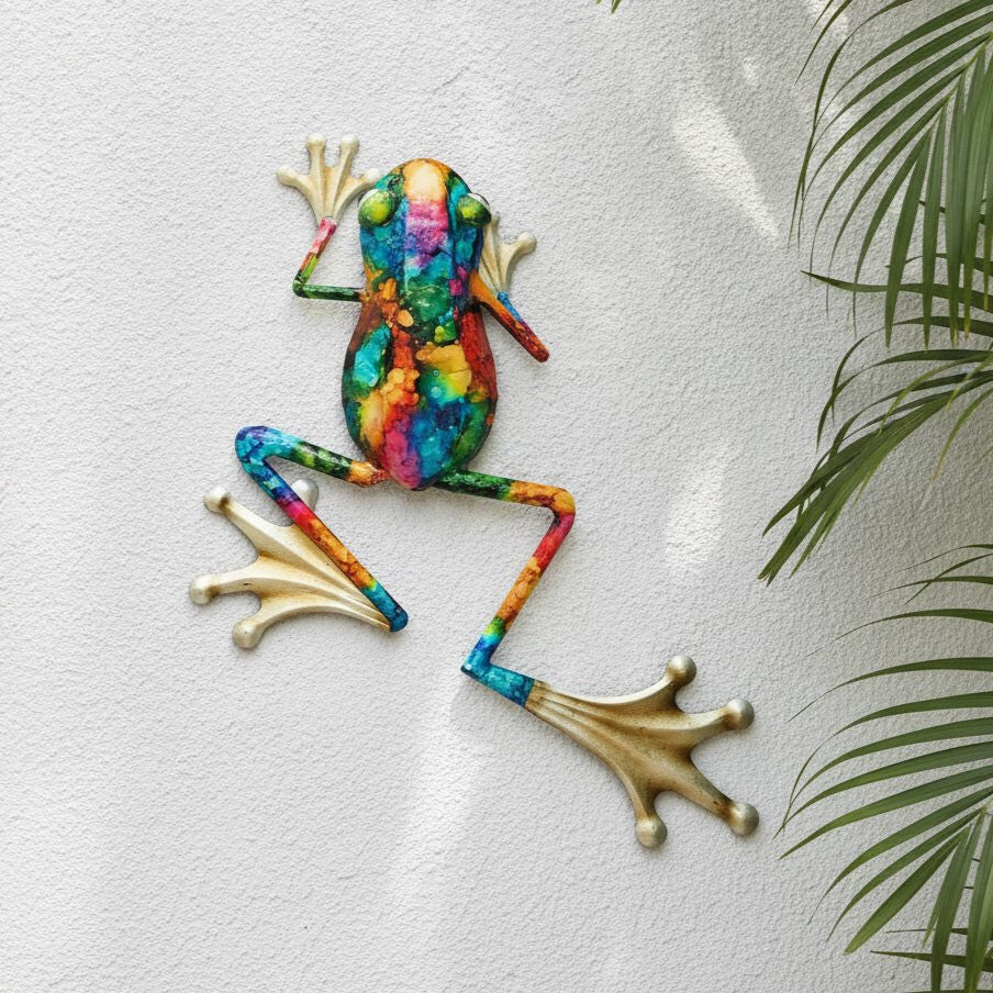 Bronrob Rainbow Frog Wall Art