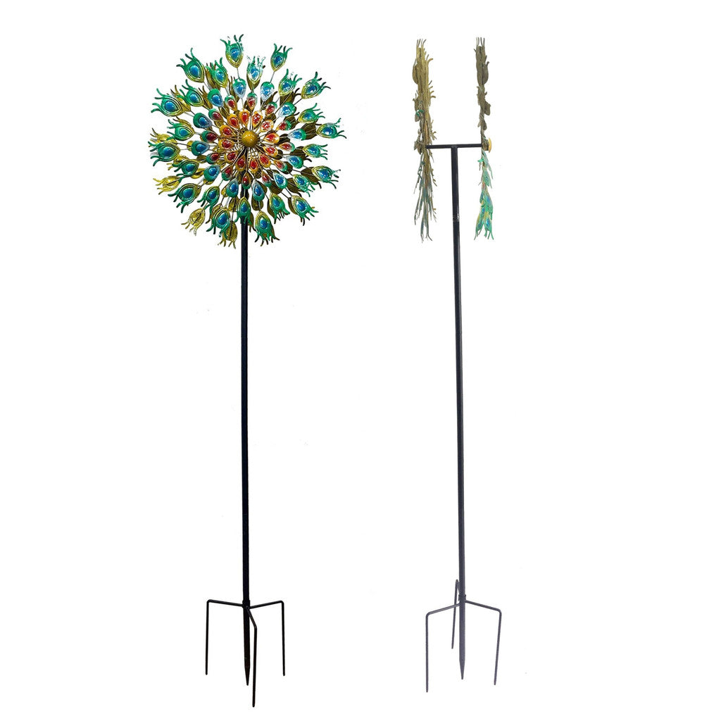 Bronrob Peacock Wind Spinner