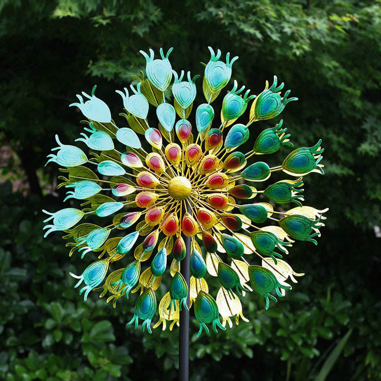 Bronrob Peacock Wind Spinner