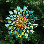 Load image into Gallery viewer, Bronrob Peacock Wind Spinner
