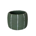 Bronrob Olive Stripe Pot 13 Cm