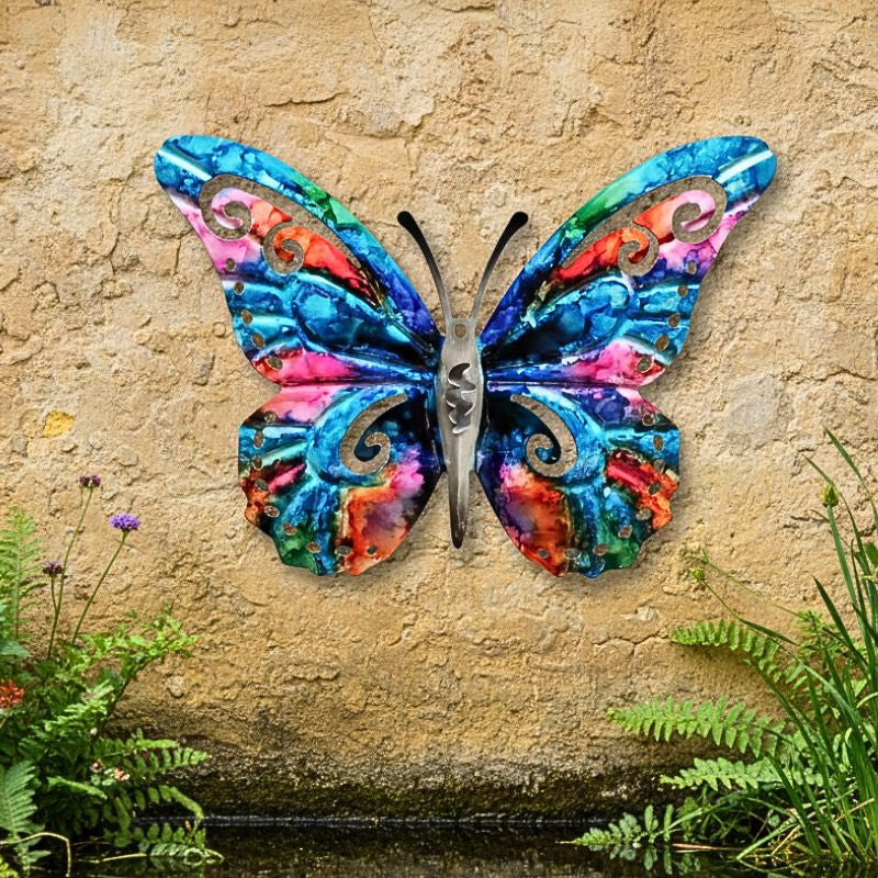 Rainbow Butterfly Wall Art